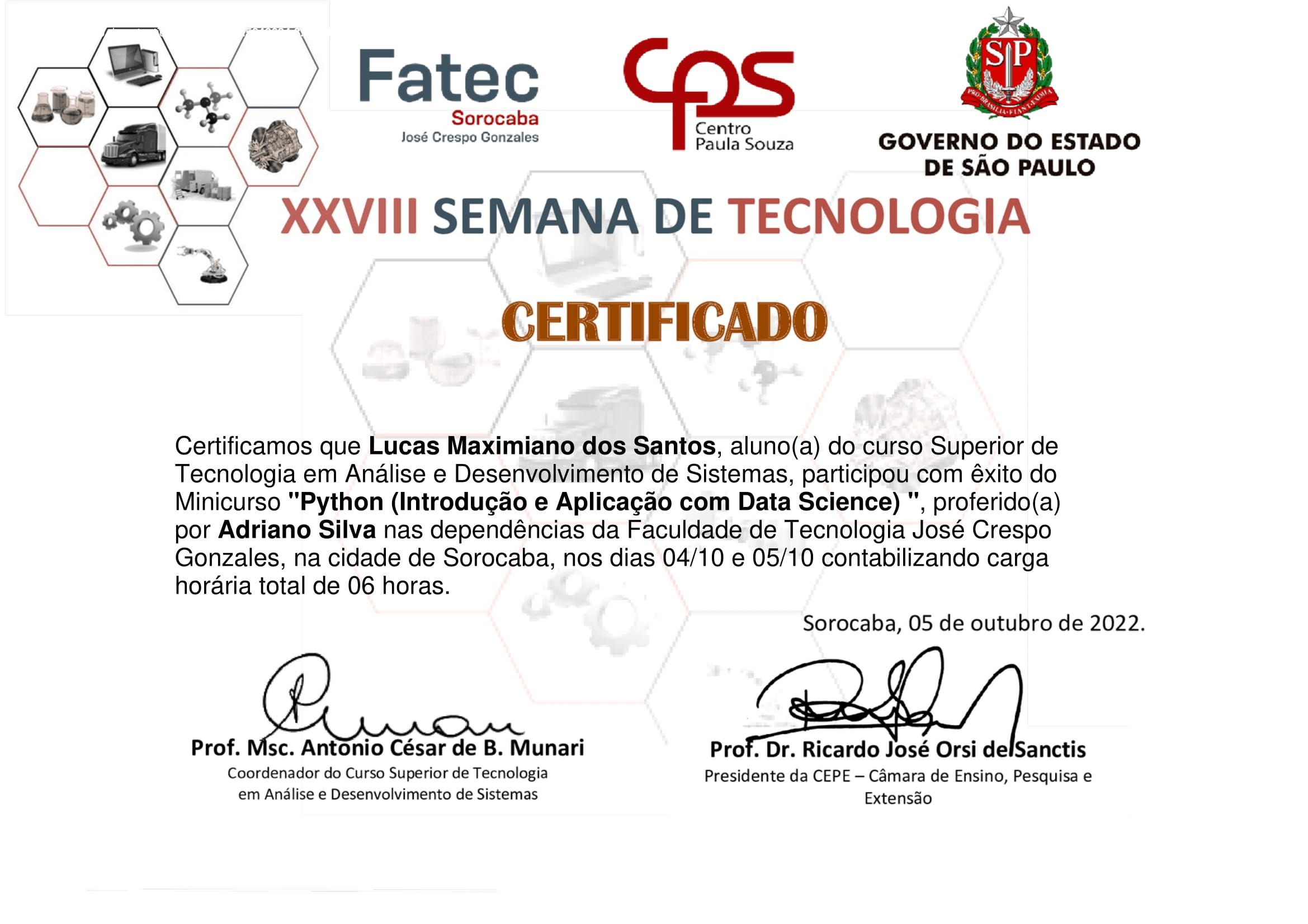 Certificado Python